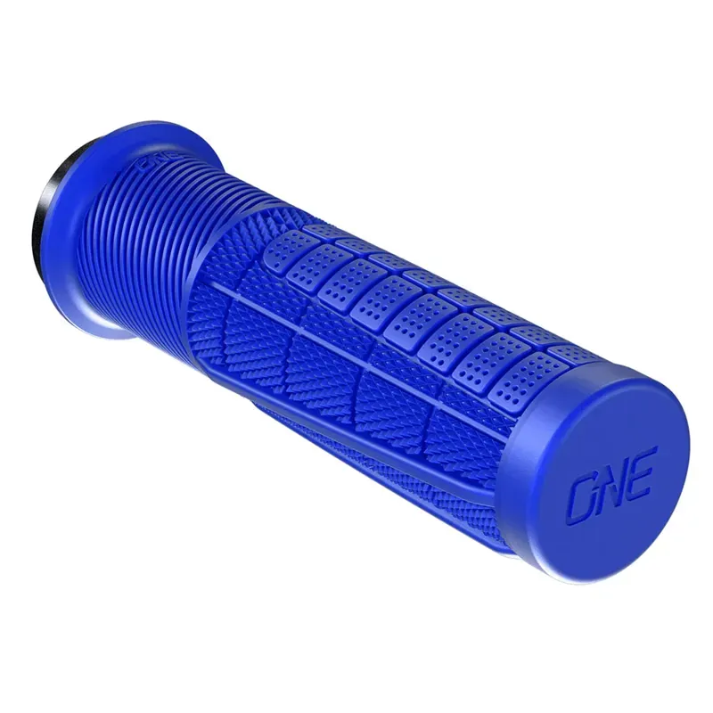 OneUp Components Thick Lock-on Grips in Blue