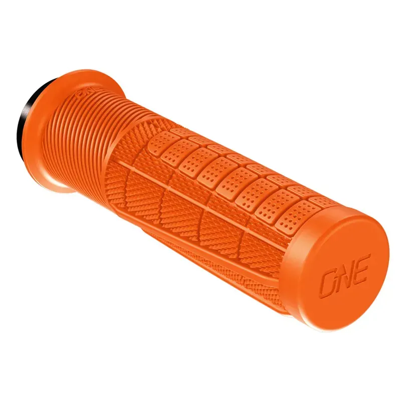 OneUp Components Thick Lock-on Grips in Orange