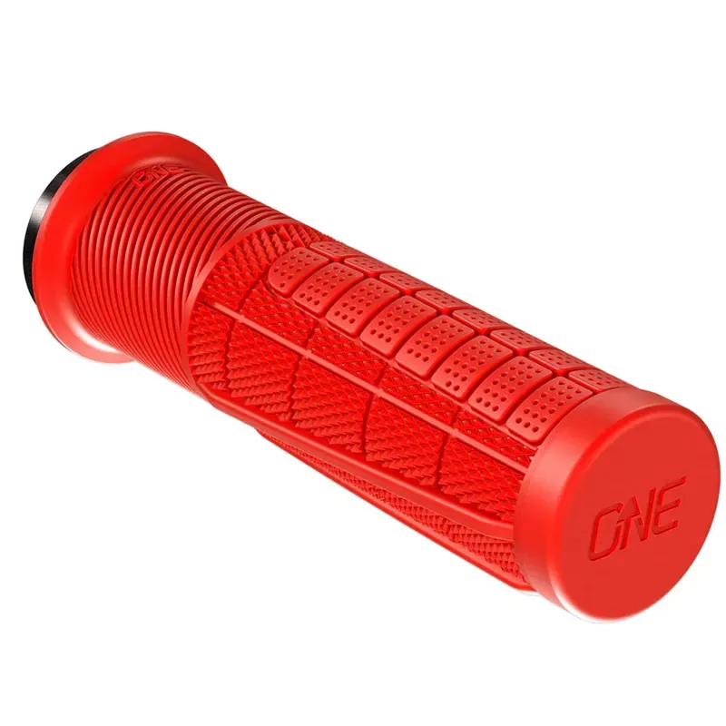 OneUp Components Thick Lock-on Grips in Red