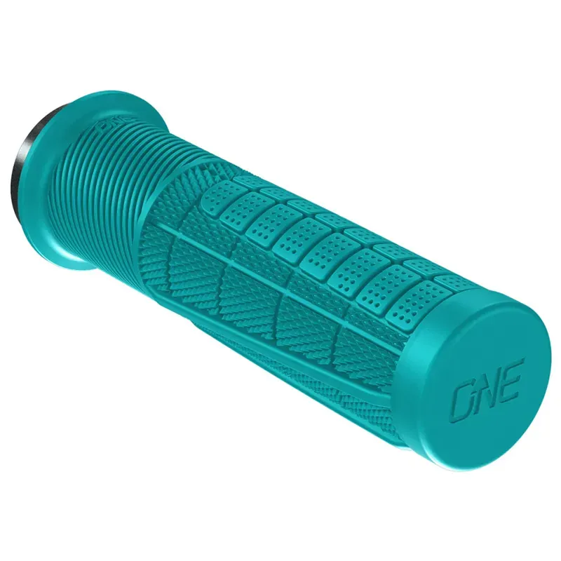 OneUp Components Thick Lock-on Grips in Turquoise