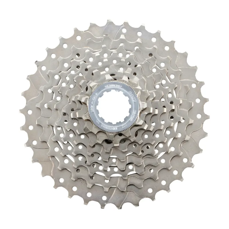Shimano Claris CS-HG50 8 Speed 12-25t Nickel Plated Cassette in Silver