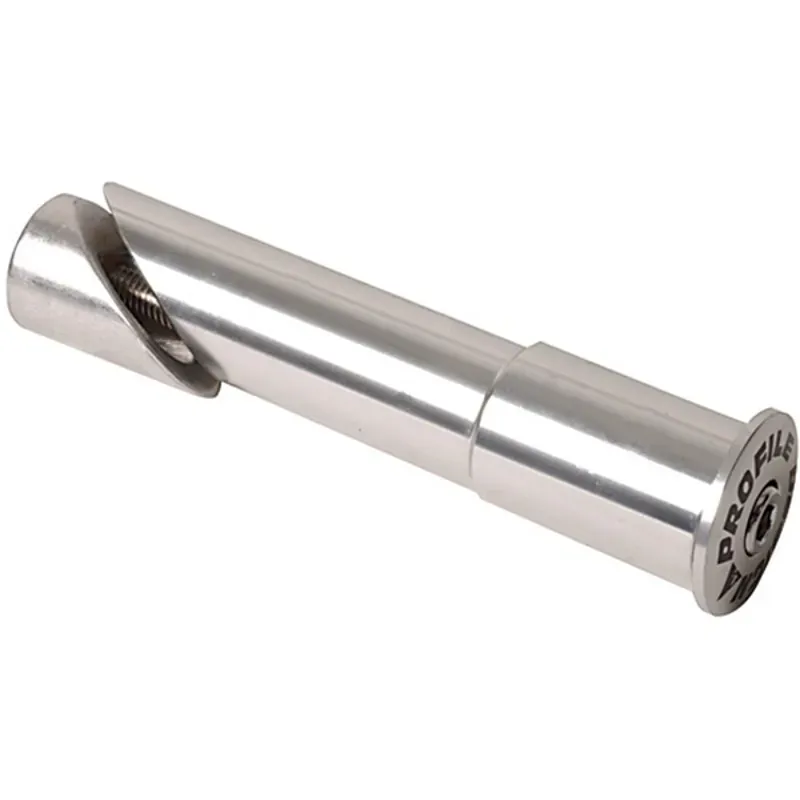 Profile Design 1in - 1 1/8in Threadless Converter in Silver