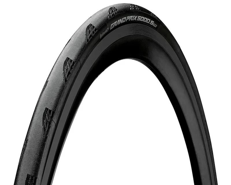 Continental Grand Prix 5000 S TR Tire - 700 X 25 Tubeless Folding Black/Transparent BlackChili Vectran Breaker LazerGrip ACT Black/Transparent 700 x 25-1