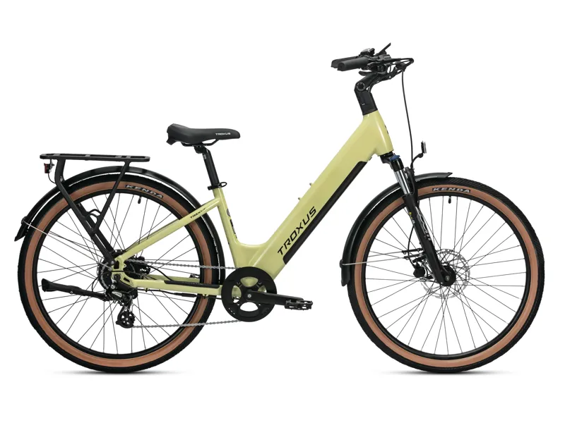 Troxus Trax LT Step Thru eHybrid Bike Medium in Biscotti