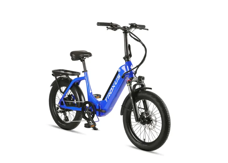 2025 TROXUS LYNX FOLDING E-BIKE IN BLUE -1