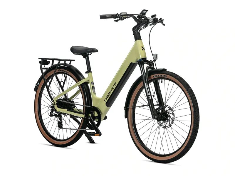 Troxus Trax LT Step Thru eHybrid Bike Medium in Biscotti-1