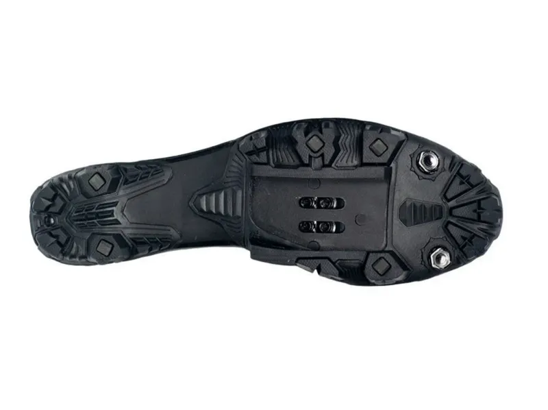 Lake MX177-X Wide Mountain Bike Shoes in Black/Black Reflective-2