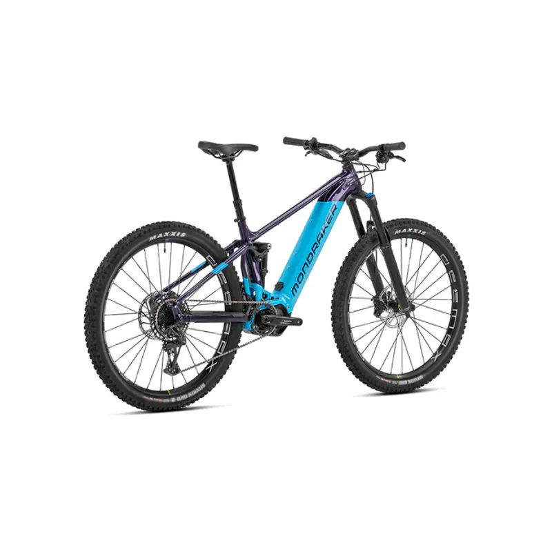 Mondraker - DUSK R SE Bike Deep Purple Light Blue-2