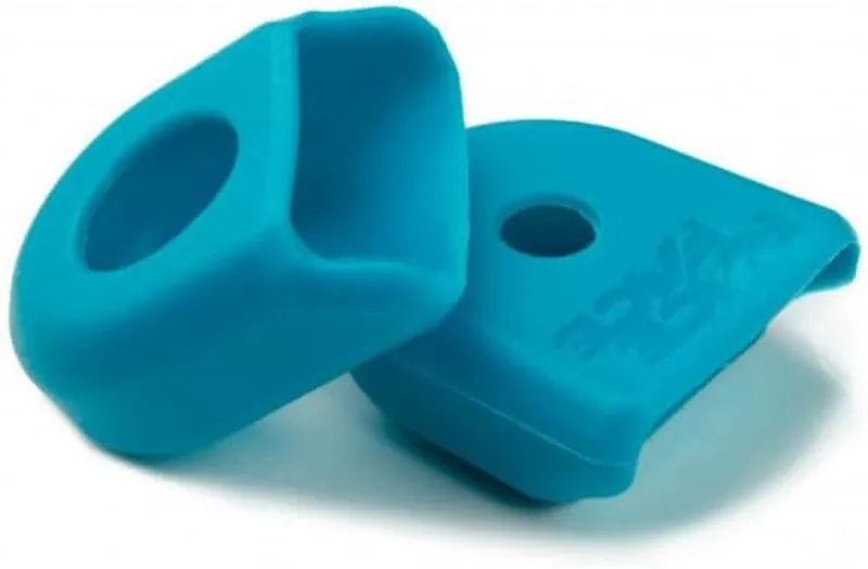 RaceFace Crank Boots: For Alloy Cranks 2-Pack Turquoise