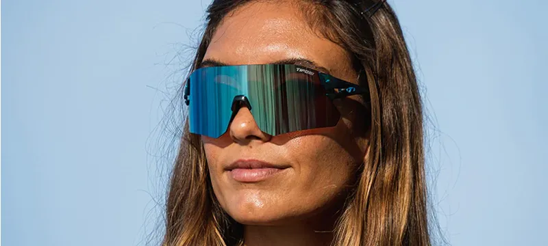 Tifosi Rail - Crystal Blue Interchangeable Sunglasses-5