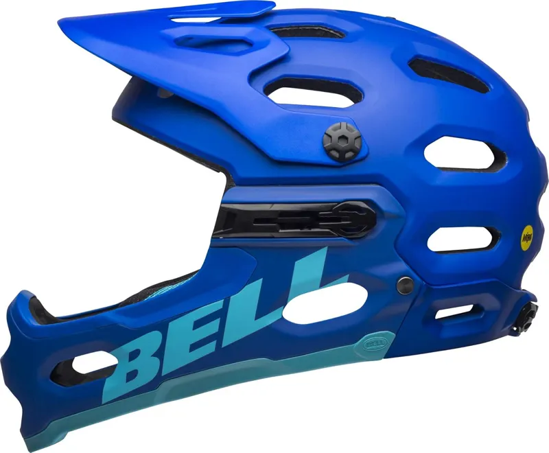 BELL Super 3R MIPS MAT BLU/BRT M - 19 US-2
