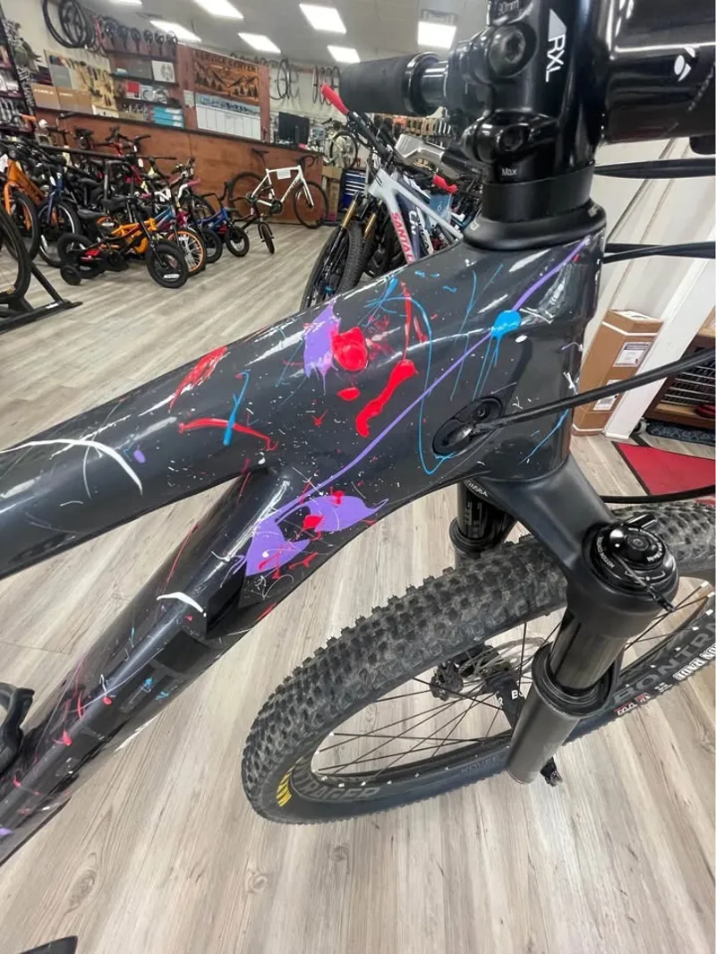 2017 Trek Top Fuel Carbon Mountain Bike - Large-2