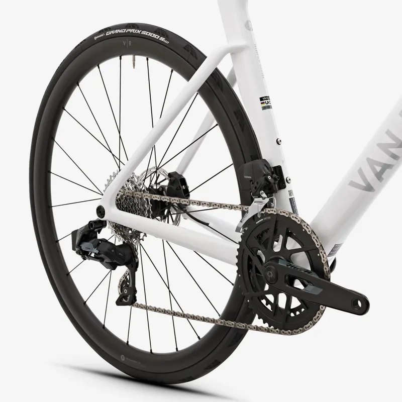 Van Rysel RCR-R Rival AXS Bike Large in White-5