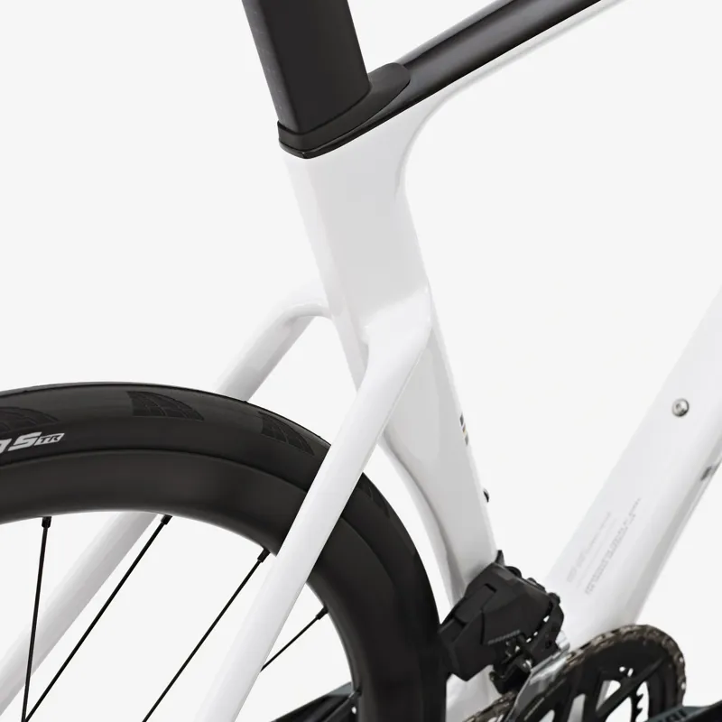 Van Rysel RCR-R Rival AXS Bike Large in White-8