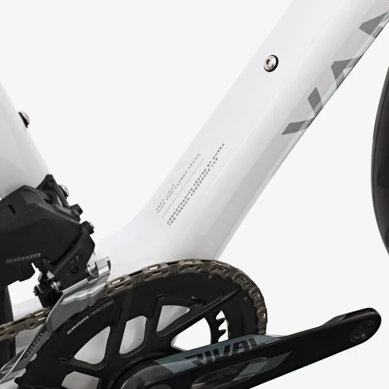 Van Rysel RCR-R Rival AXS Bike Large in White-9