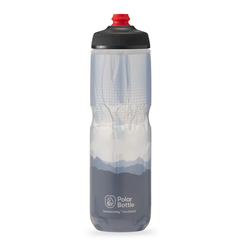 POLAR BOTTLE BREAKAWAY INSULATED 24oz  Charcoal/White
