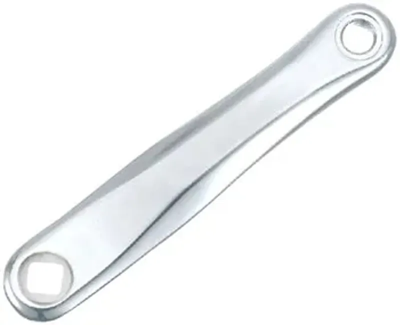 Samox SAC08 Left Crank Arm 175mm JIS Diamond Taper Spindle Interface Forged Aluminum Spindle Bolt Sold Separate in Silver