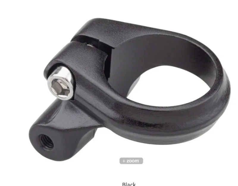 Problem Solvers Seatpost Clamp 34.9 W/ Rack Mounts Black