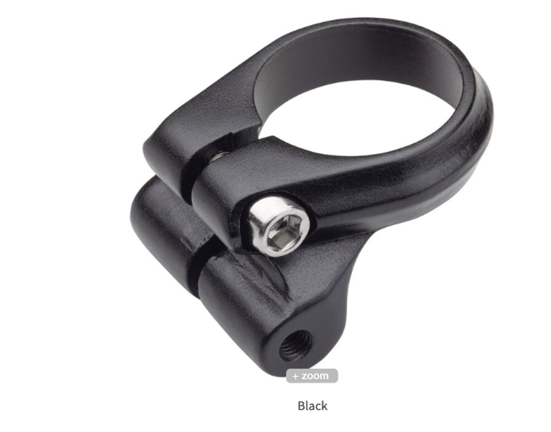 Problem Solvers Seatpost Clamp 34.9 W/ Rack Mounts Black-2