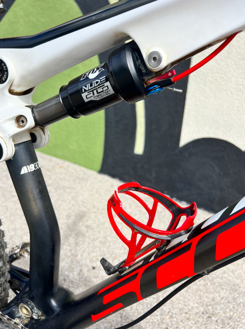 Scott Spark Red/White Carbon Mountain Bike-7