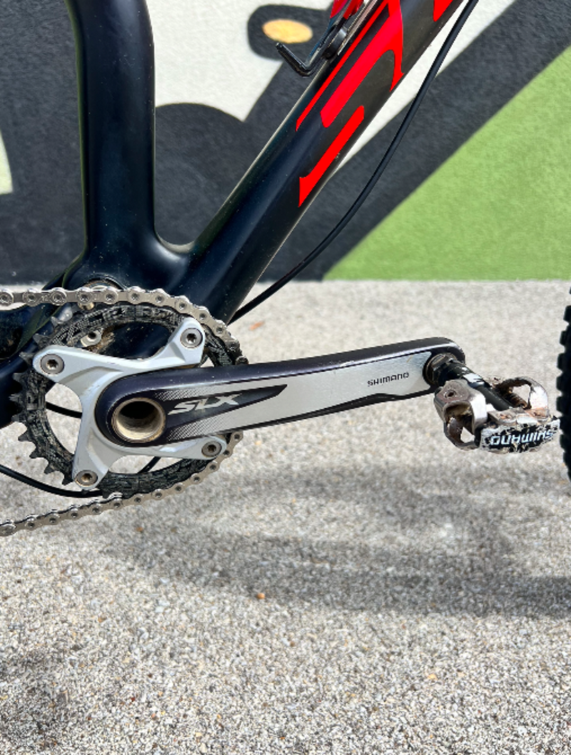 Scott Spark Red/White Carbon Mountain Bike-8