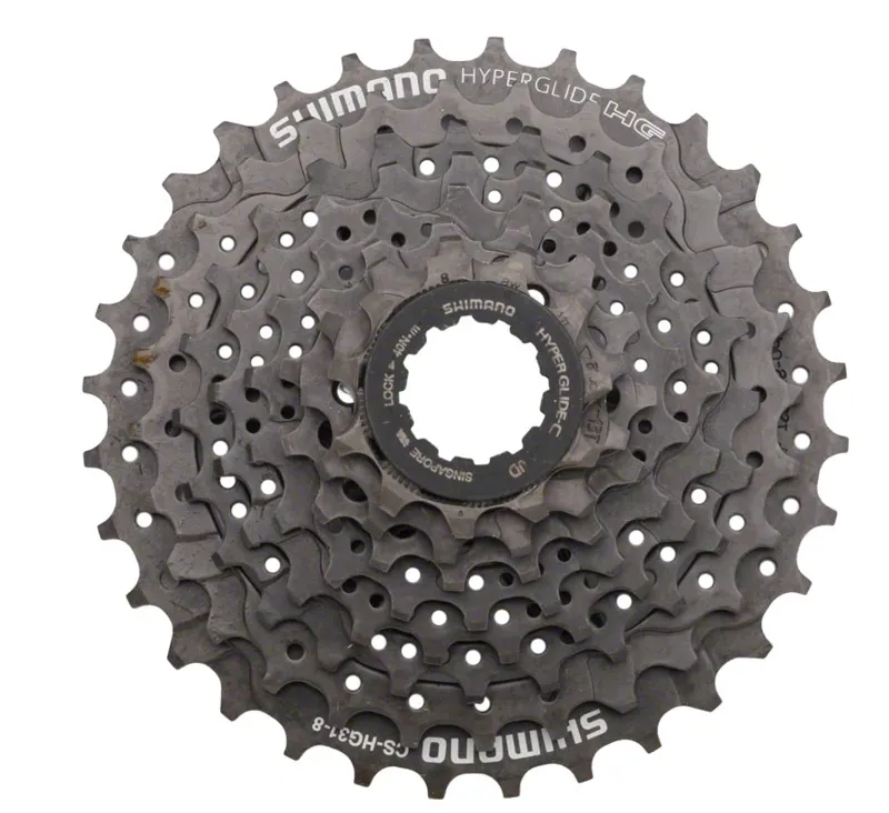Shimano Altus CS-HG31 8-Speed Cassette 11-34T in Silver-1