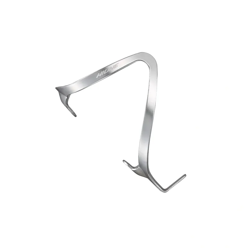 Hi Line Components Gemstone Alloy Water Bottle Cage in Silver