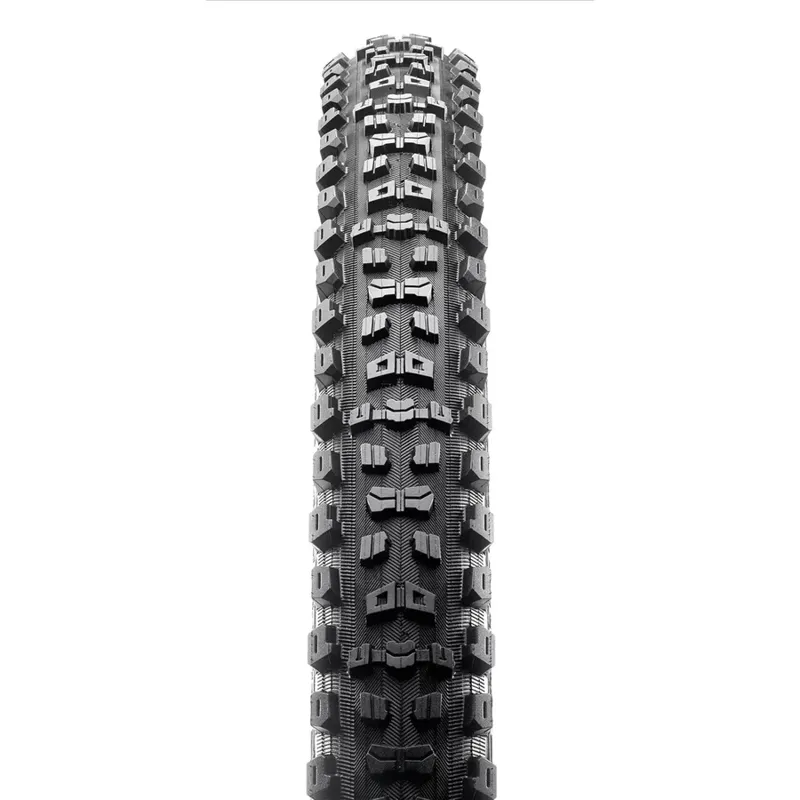 Maxxis Aggressor Tire - 27.5 X 2.5 Tubeless Folding Black Dual EXO Wide TrailOEM No Packaging Black 27.5 x 2.5-1