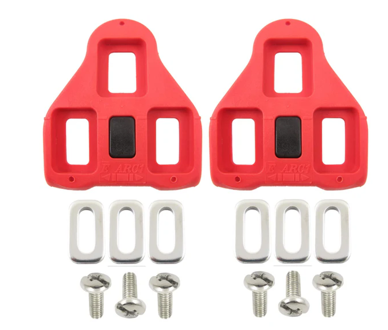 VP ARC 1 LOOK Delta Cleats 9 Degree Red