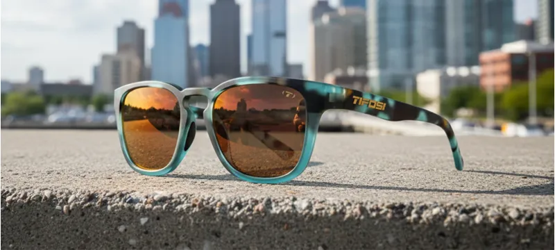 Tifosi Smirk Sunglasses in Matte Blue Tortoise-7