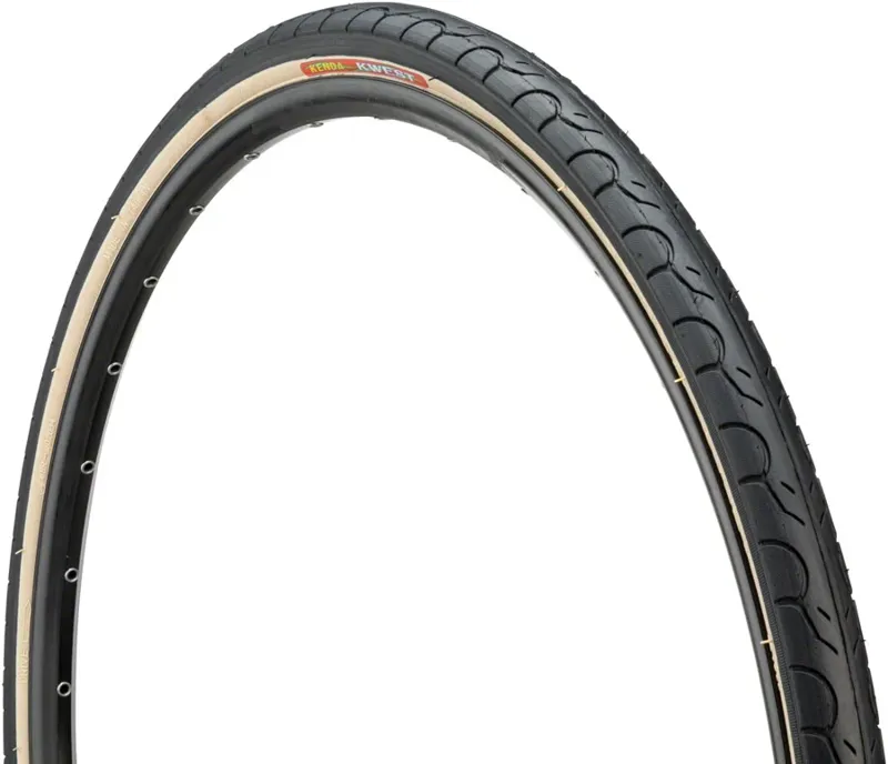 Kenda Kwest Tire - 700 x 38 Clincher Wire in Black/Tan