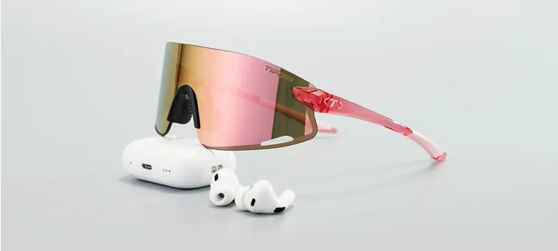 Tifosi Vogel XC Running Sunglasses in Crystal Pink-4