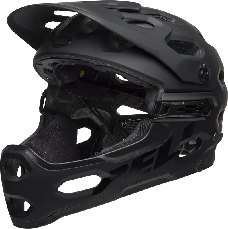 BELL Super 3R MIPS Adult Mountain Bike Helmet in Black Matte-1