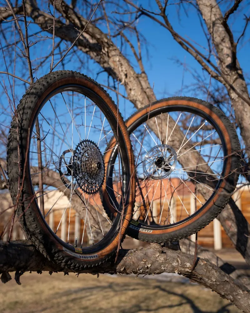 Berd HAWK30 Gold Carbon Wheel 29 inch 15x110 Front/12x148 Rear MS in White-6