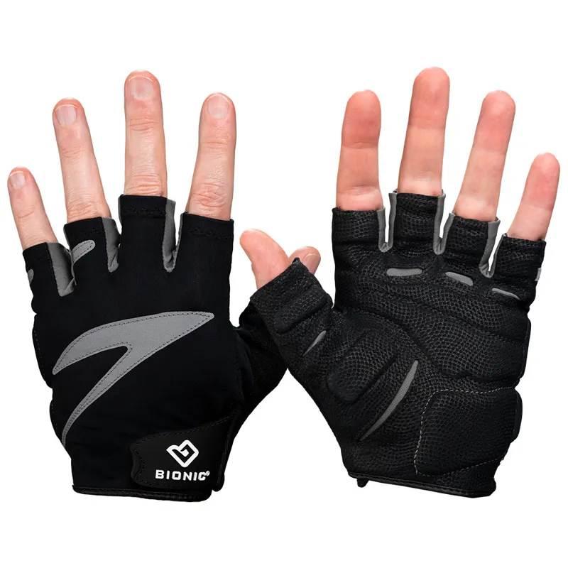 Bionic Women's Cycling Fingerless Gloves XXL in Black