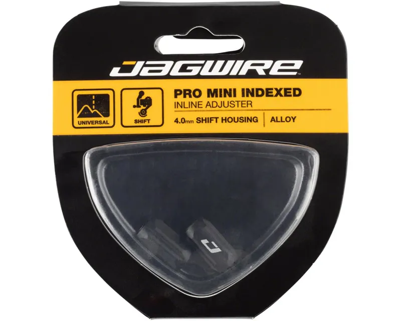 Jagwire Pro Mini Inline Indexed Cable Tension Adjusters Black