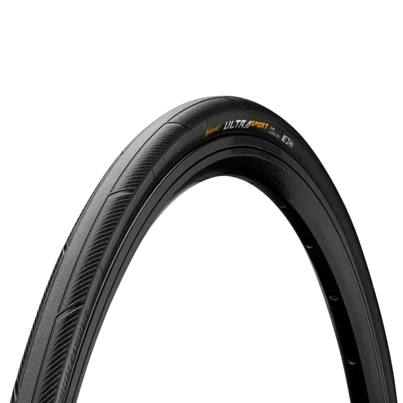 Continental Ultra Sport III PureGrip Performance E25 Folding Clincher Tire 700x28 in Black