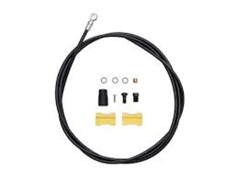 Shimano SM-BH90-SBM High Pressure Disc Brake Hose Kit With Banjo Fitting - 2000mm W/O Banjo Bolt Black