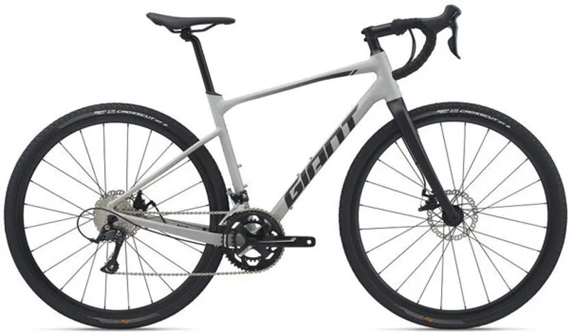 2025 Giant Revolt 2 Gravel Bike in Icicle White