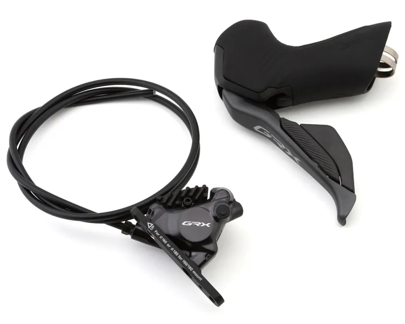 SHIMANO GRX DI2 ST-RX825 HYDRAULIC DISC BRAKE-SHIFT LEVER -BLACK-FLAT MOUNT-LEFT-2X-CALIPER INCLUDED-ELECTRONIC-WIRELESS