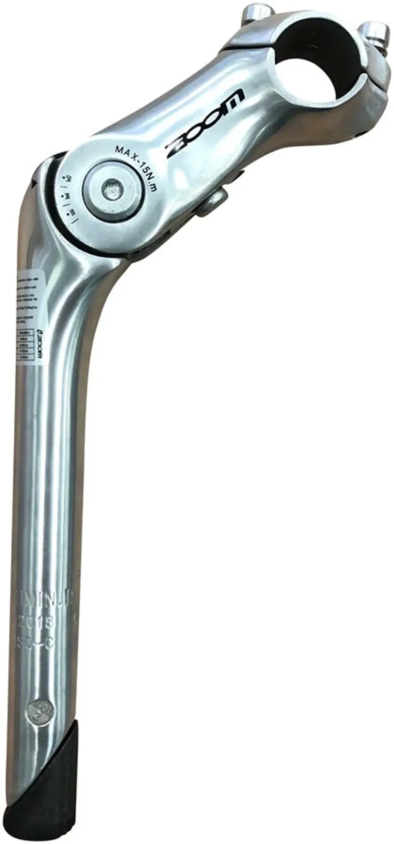 Zoom Quick Comfort Adjustable Stem 90mm 25.4 Clamp Quill Aluminum