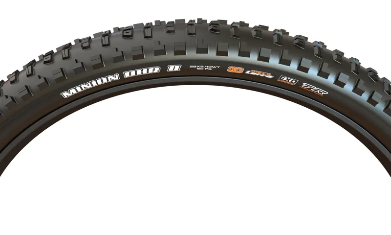 Maxxis Minion DHR II 29x2.40 Folding DC TR EXO Tyre in Black-3