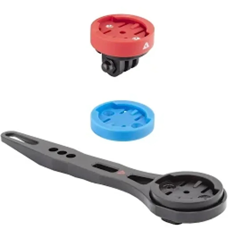 Hbar Mount Kom Combo Kit Garmin/Wahoo/Gopro Bk Black