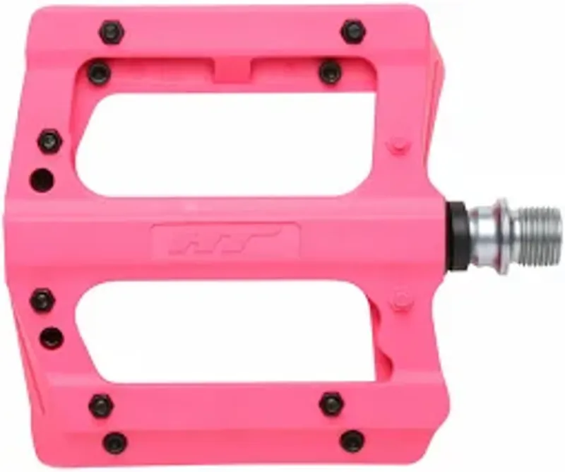 HT Components PA12 Pedals - Platform Composite 9/16 Neon Pink