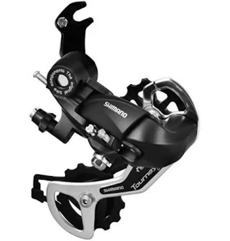 Shimano Tourney RD-TY300-SGS Rear Derailleur - 67 Speed Long Cage Black Dropout Claw Hanger