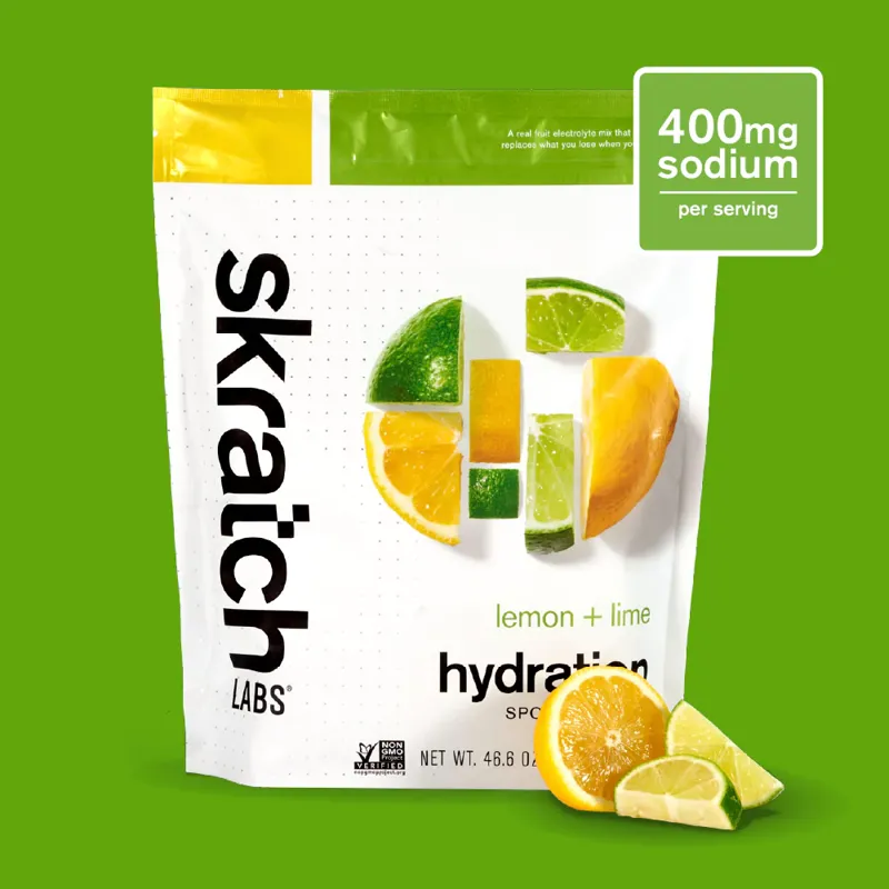 Skratch Labs Hydration Sport Drink Mix 440g in Green-2