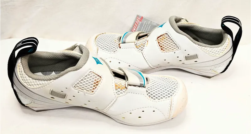 Specialized Trivent Sport Women's Triathlon Shoes Size 37 in White/Turquoise-3