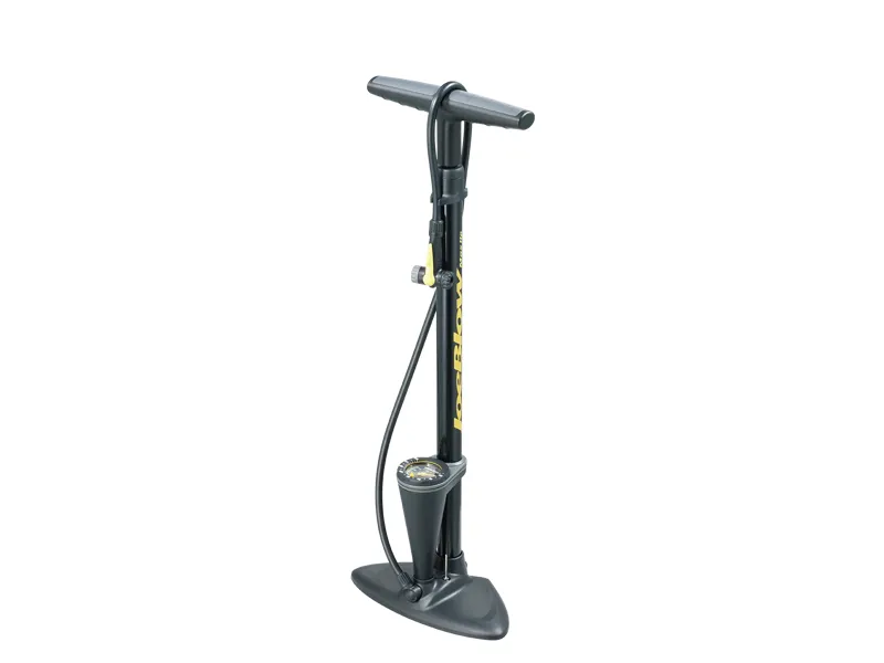 Topeak JoeBlow Max HP Floor Pump 160psi in Black/Yellow