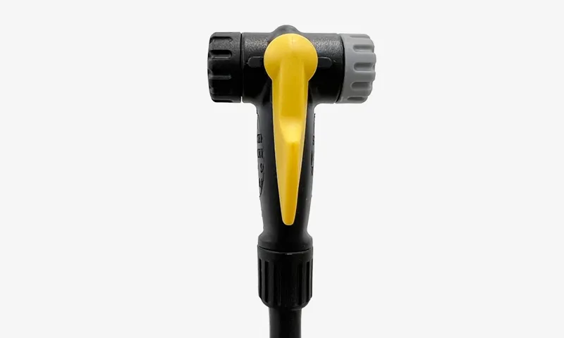 Topeak JoeBlow Max HP Floor Pump 160psi in Black/Yellow-3