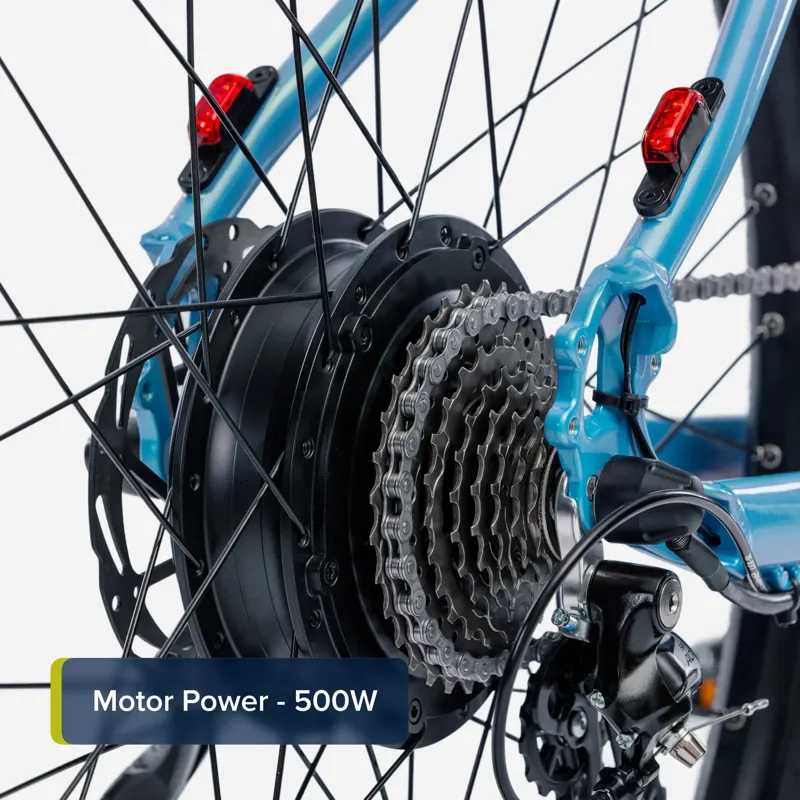 Troxus Trax Whim iQ Step-Thru eCruiser Bike Small in Glacier Blue-3
